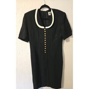 Vintage dress with shoulder pads